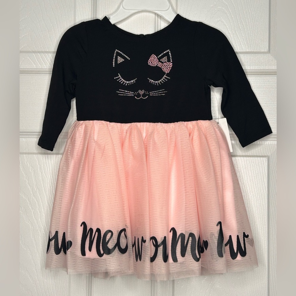 Lilt kitty mesh dress
